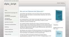 Desktop Screenshot of diplo-skript.de